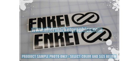 Enkei Wheels Decals - Pair (2 pieces)